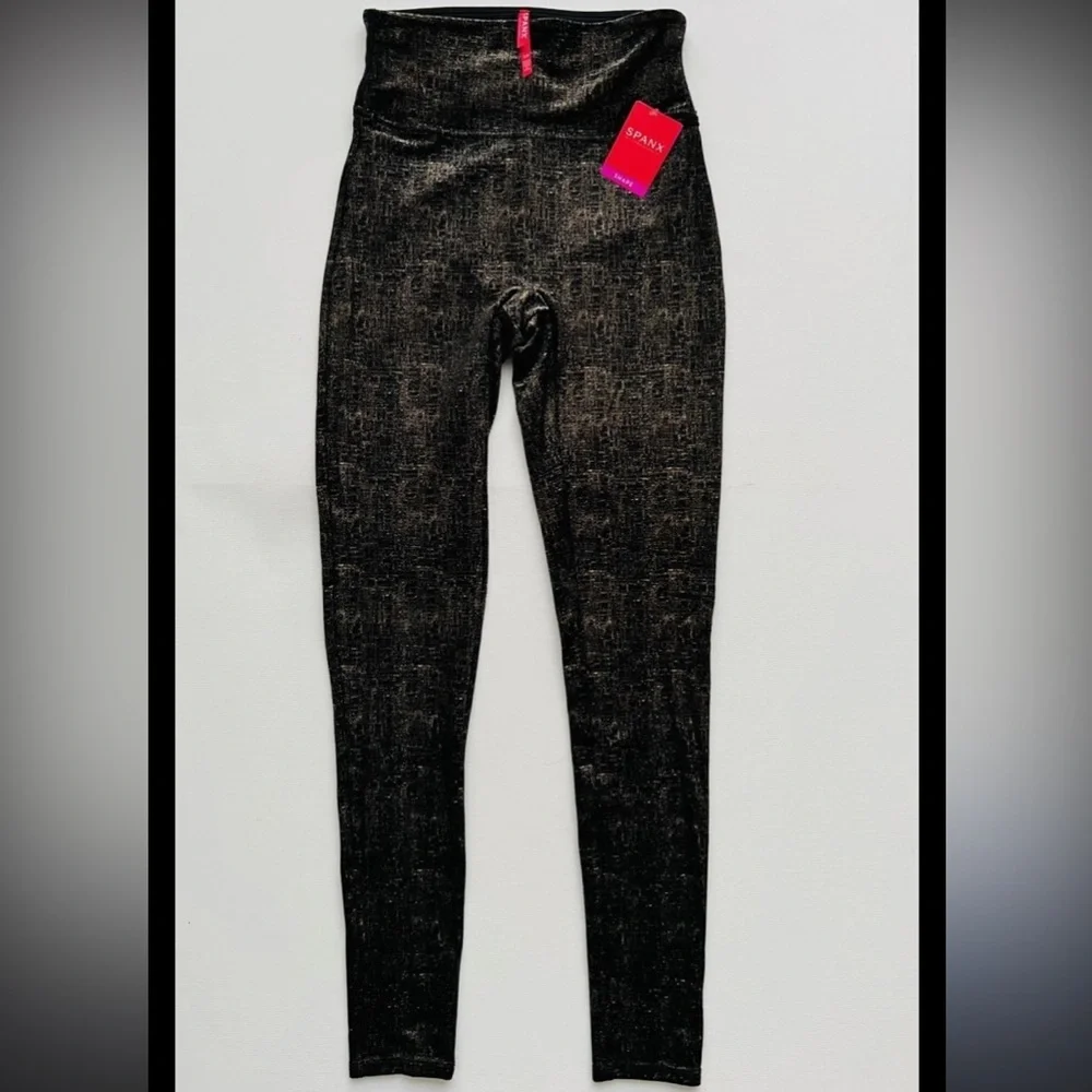 SPANX Black Leggings - Picture 1 of 7